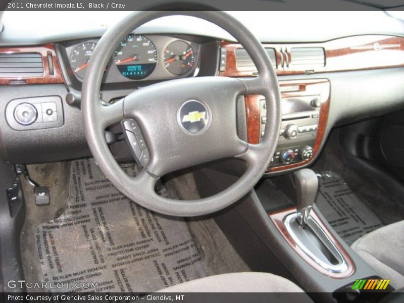 Black / Gray 2011 Chevrolet Impala LS