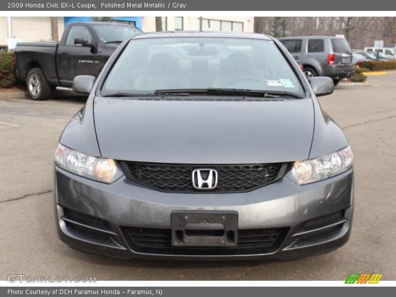 Polished Metal Metallic / Gray 2009 Honda Civic EX-L Coupe