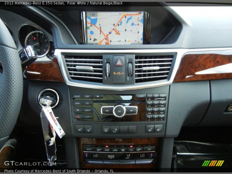 Polar White / Natural Beige/Black 2013 Mercedes-Benz E 350 Sedan