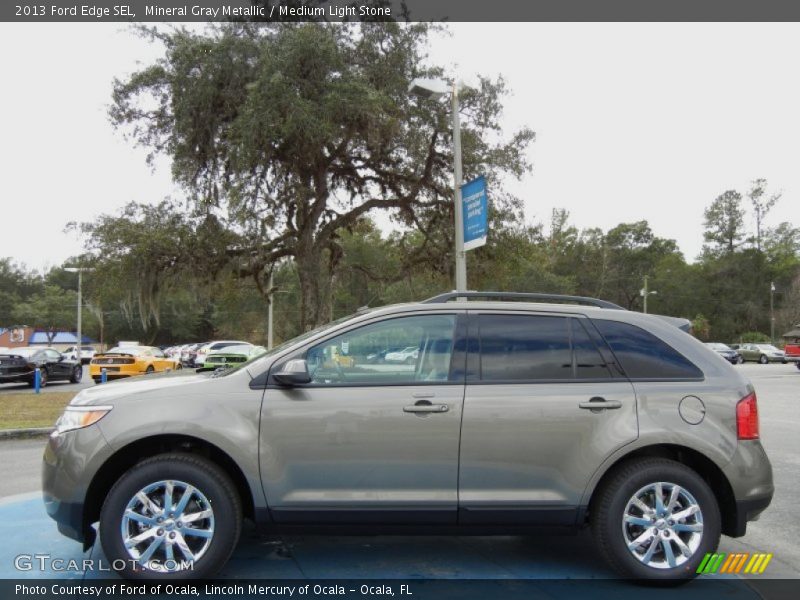 Mineral Gray Metallic / Medium Light Stone 2013 Ford Edge SEL