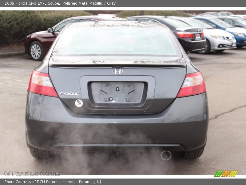 Polished Metal Metallic / Gray 2009 Honda Civic EX-L Coupe