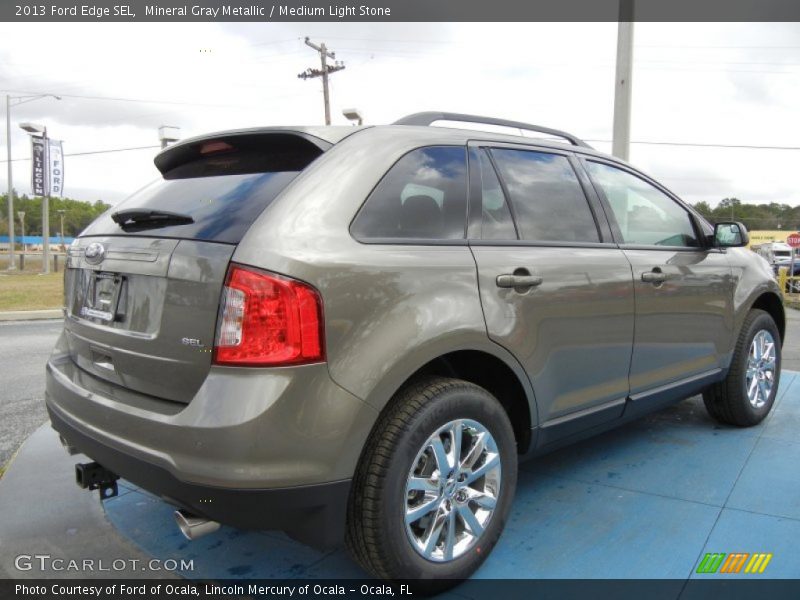 Mineral Gray Metallic / Medium Light Stone 2013 Ford Edge SEL