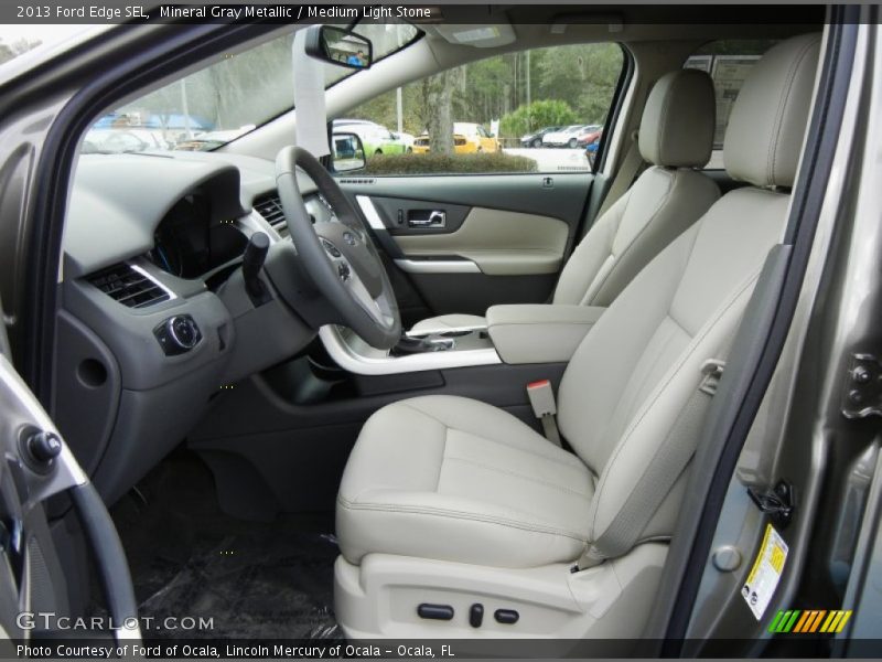 Mineral Gray Metallic / Medium Light Stone 2013 Ford Edge SEL