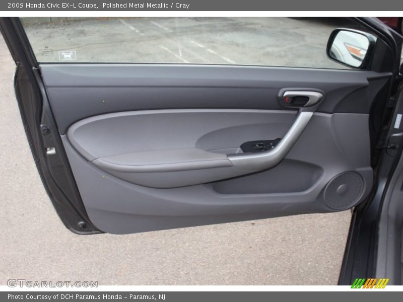 Polished Metal Metallic / Gray 2009 Honda Civic EX-L Coupe