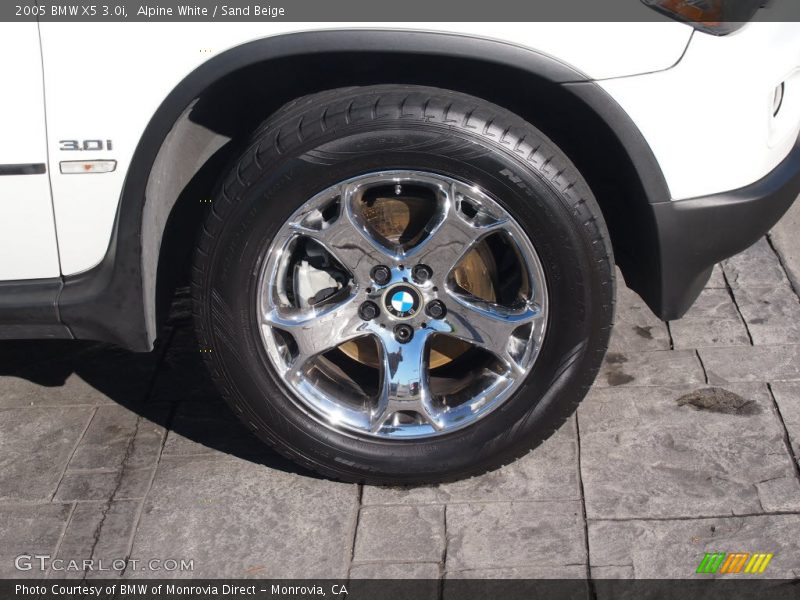 Alpine White / Sand Beige 2005 BMW X5 3.0i