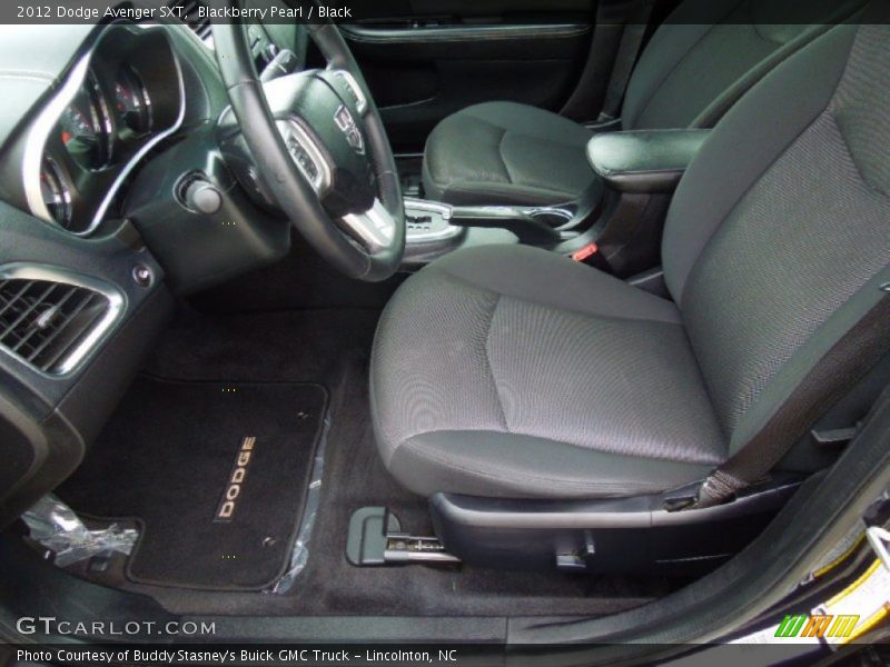 Blackberry Pearl / Black 2012 Dodge Avenger SXT