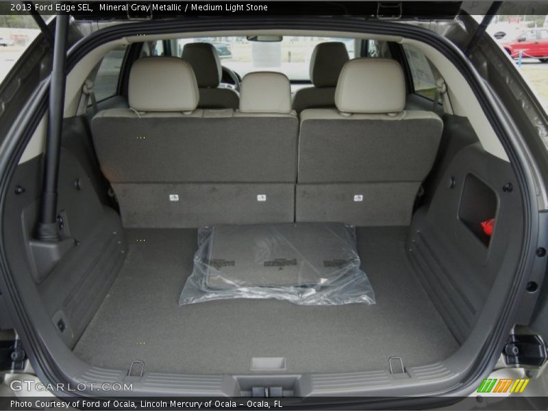Mineral Gray Metallic / Medium Light Stone 2013 Ford Edge SEL