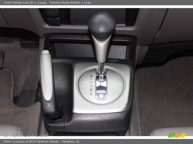 Polished Metal Metallic / Gray 2009 Honda Civic EX-L Coupe