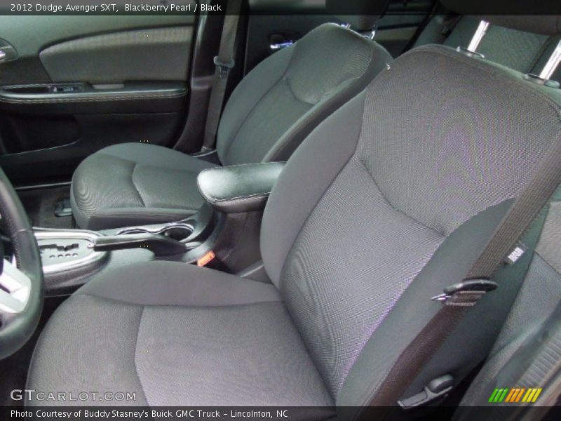 Blackberry Pearl / Black 2012 Dodge Avenger SXT