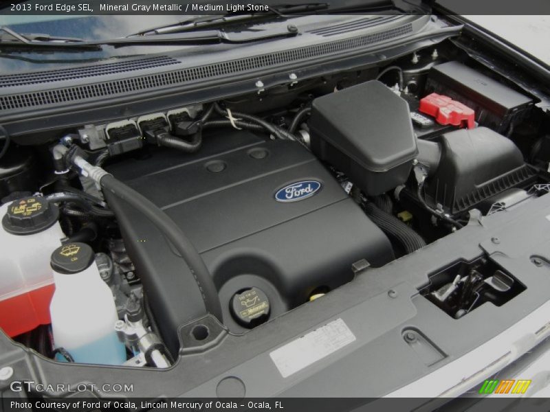 Mineral Gray Metallic / Medium Light Stone 2013 Ford Edge SEL