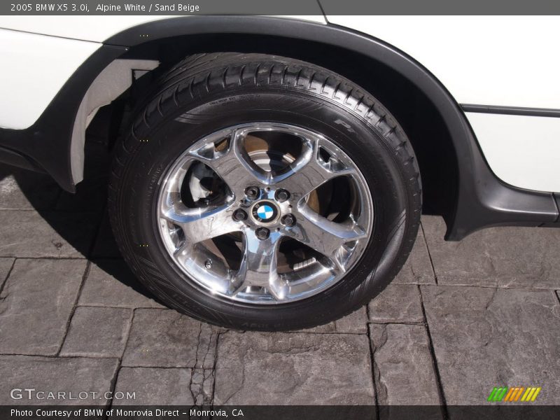 Alpine White / Sand Beige 2005 BMW X5 3.0i