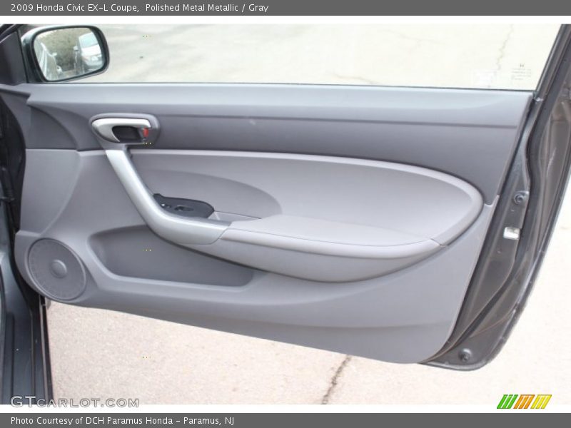 Polished Metal Metallic / Gray 2009 Honda Civic EX-L Coupe