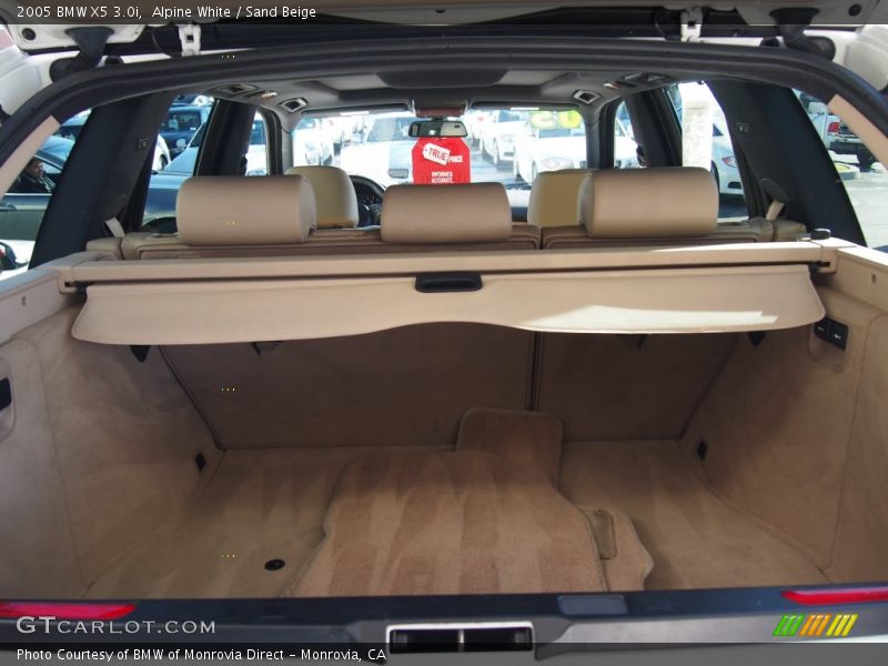 Alpine White / Sand Beige 2005 BMW X5 3.0i