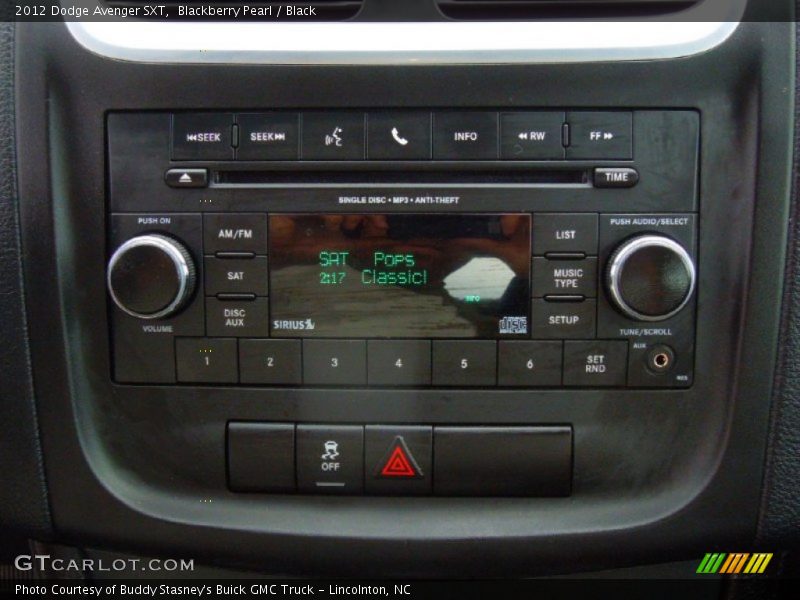 Blackberry Pearl / Black 2012 Dodge Avenger SXT