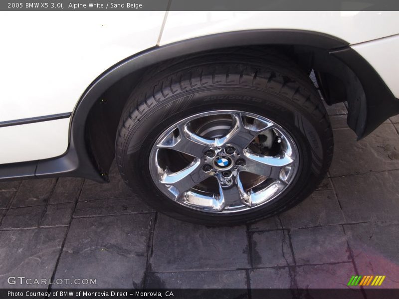 Alpine White / Sand Beige 2005 BMW X5 3.0i