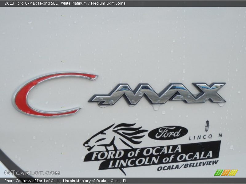 White Platinum / Medium Light Stone 2013 Ford C-Max Hybrid SEL