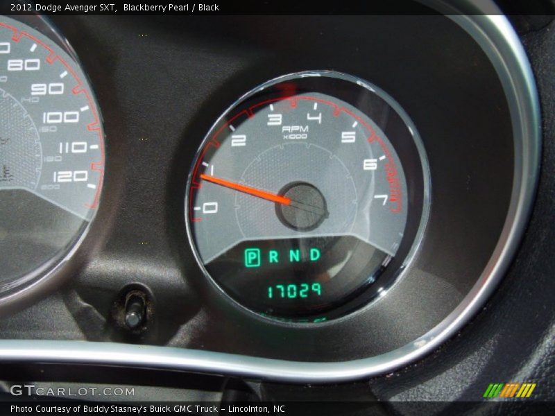 Blackberry Pearl / Black 2012 Dodge Avenger SXT