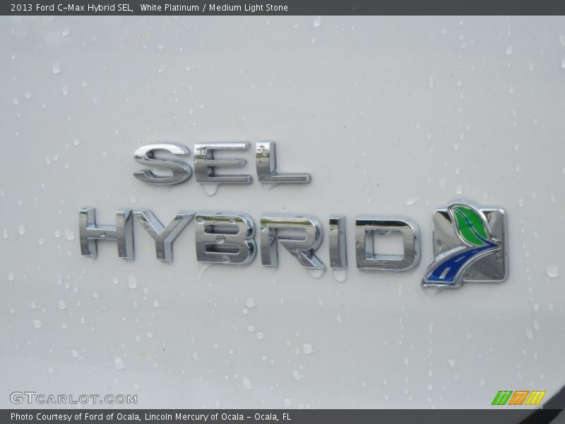 White Platinum / Medium Light Stone 2013 Ford C-Max Hybrid SEL
