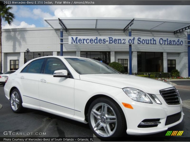 Polar White / Almond/Mocha 2013 Mercedes-Benz E 350 Sedan