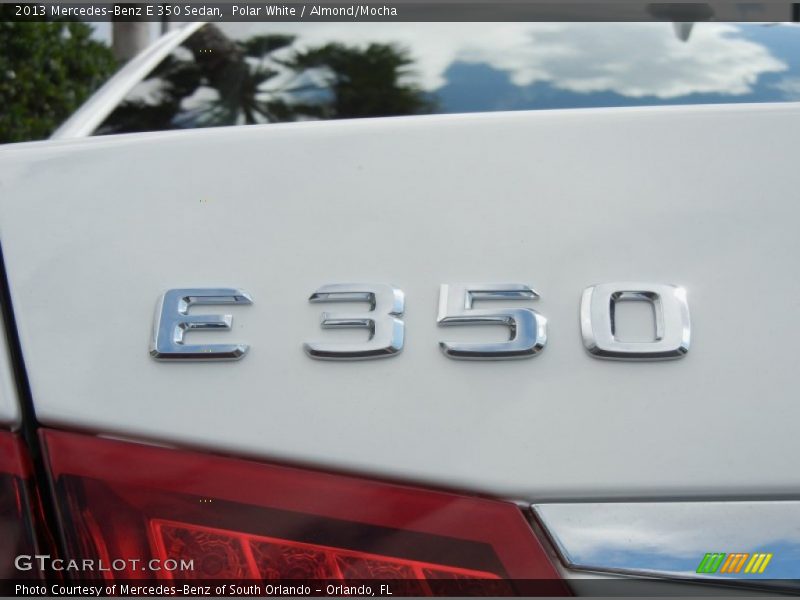 Polar White / Almond/Mocha 2013 Mercedes-Benz E 350 Sedan