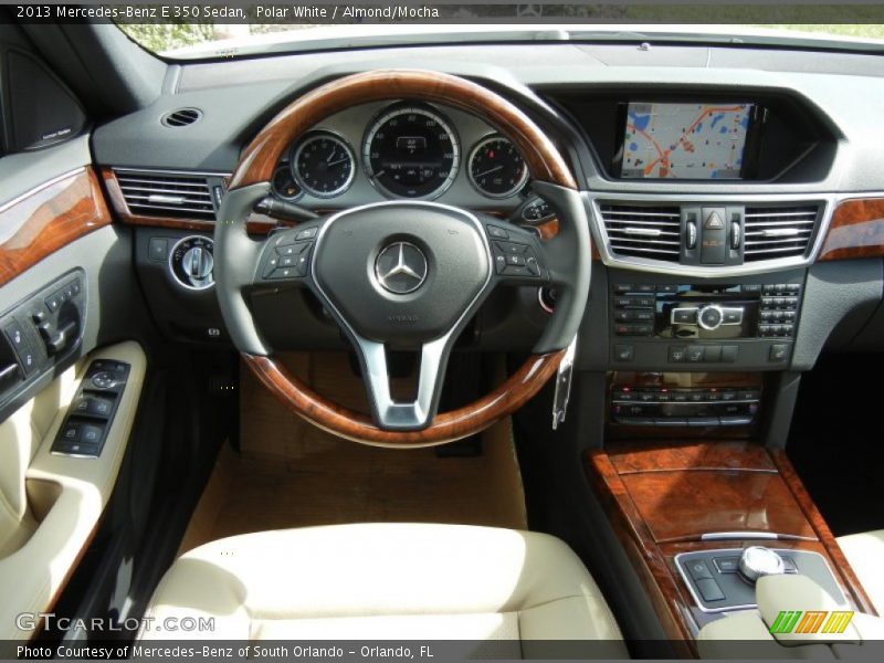 Polar White / Almond/Mocha 2013 Mercedes-Benz E 350 Sedan