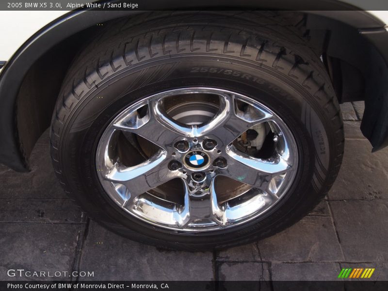 Alpine White / Sand Beige 2005 BMW X5 3.0i