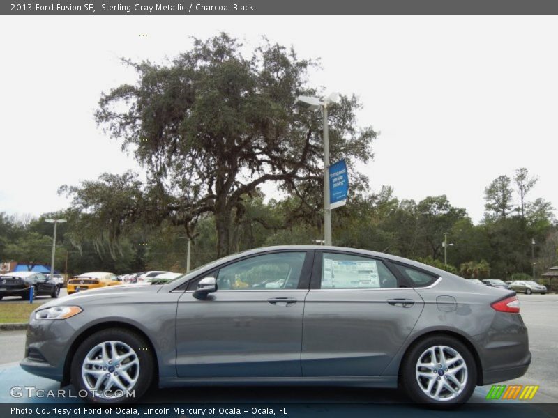 Sterling Gray Metallic / Charcoal Black 2013 Ford Fusion SE