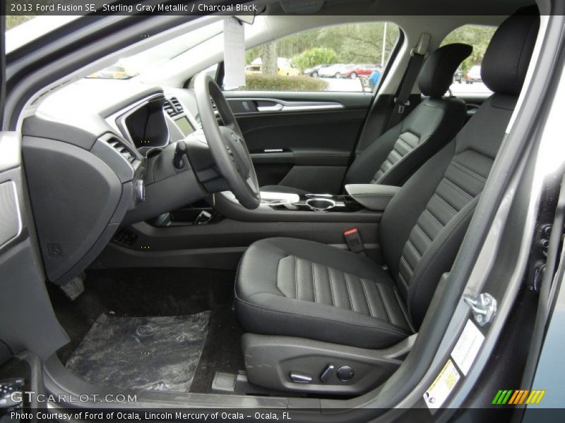 Sterling Gray Metallic / Charcoal Black 2013 Ford Fusion SE