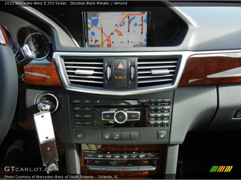 Controls of 2013 E 350 Sedan