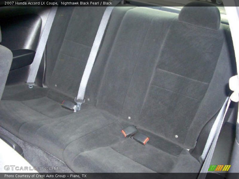 Nighthawk Black Pearl / Black 2007 Honda Accord LX Coupe