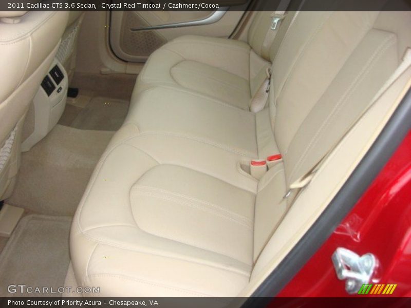 Crystal Red Tintcoat / Cashmere/Cocoa 2011 Cadillac CTS 3.6 Sedan