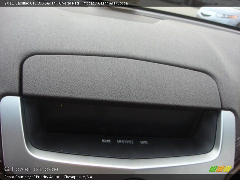Crystal Red Tintcoat / Cashmere/Cocoa 2011 Cadillac CTS 3.6 Sedan