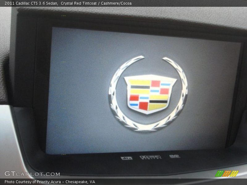 Crystal Red Tintcoat / Cashmere/Cocoa 2011 Cadillac CTS 3.6 Sedan