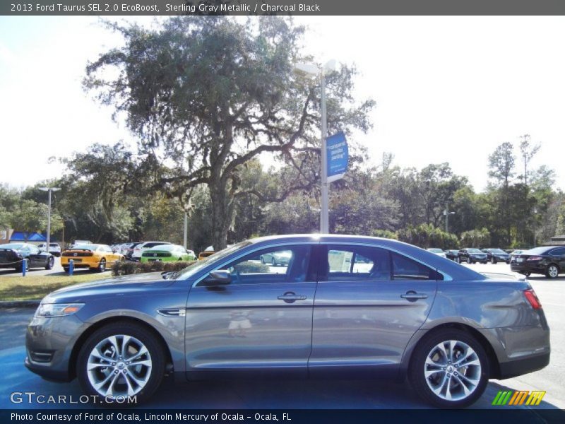 Sterling Gray Metallic / Charcoal Black 2013 Ford Taurus SEL 2.0 EcoBoost