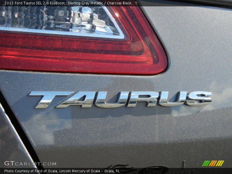 Sterling Gray Metallic / Charcoal Black 2013 Ford Taurus SEL 2.0 EcoBoost