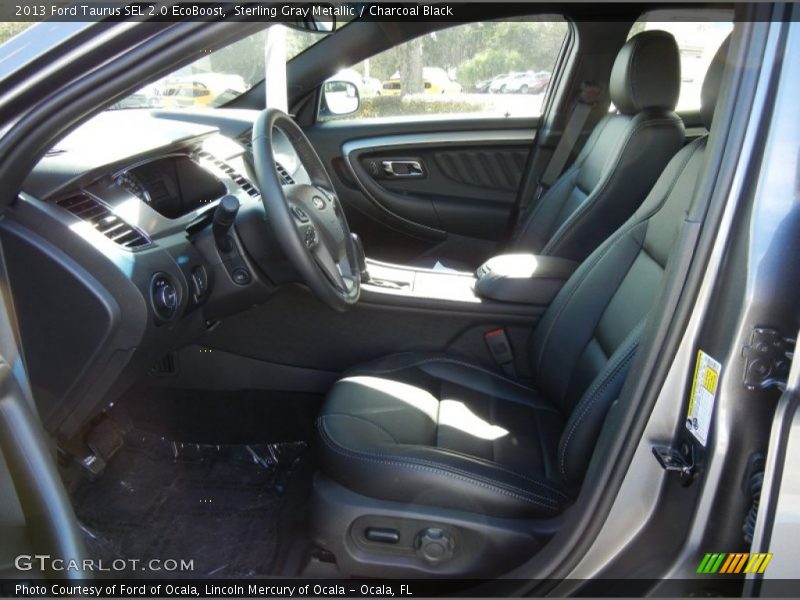 Sterling Gray Metallic / Charcoal Black 2013 Ford Taurus SEL 2.0 EcoBoost