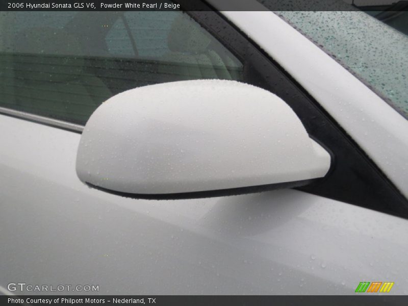 Powder White Pearl / Beige 2006 Hyundai Sonata GLS V6