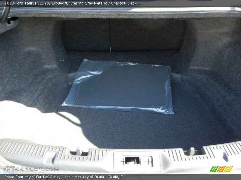 Sterling Gray Metallic / Charcoal Black 2013 Ford Taurus SEL 2.0 EcoBoost