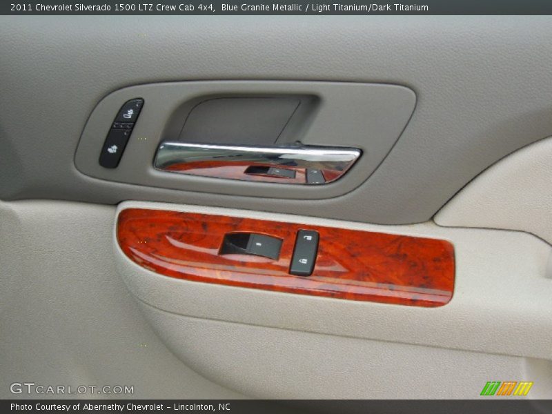 Blue Granite Metallic / Light Titanium/Dark Titanium 2011 Chevrolet Silverado 1500 LTZ Crew Cab 4x4