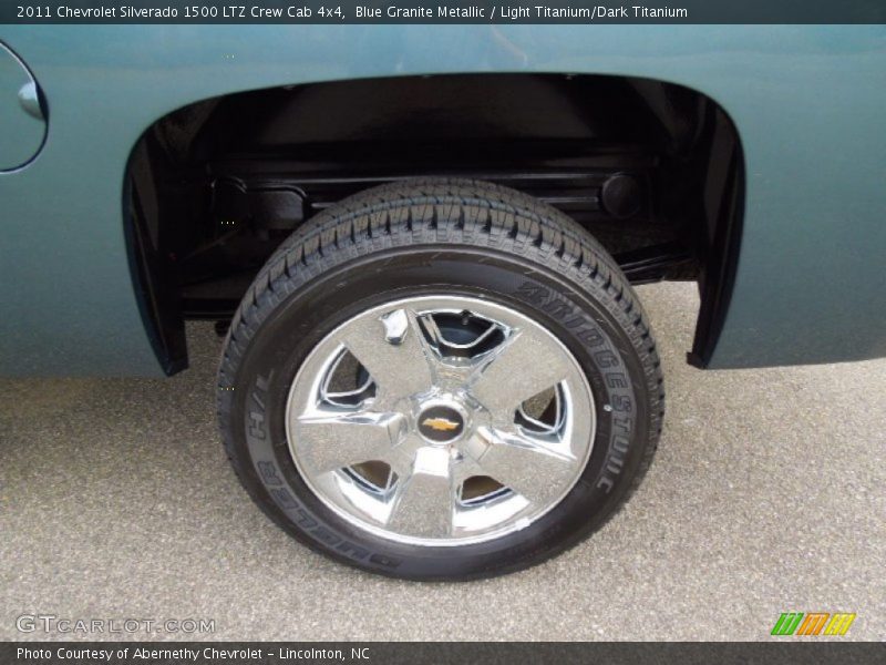 Blue Granite Metallic / Light Titanium/Dark Titanium 2011 Chevrolet Silverado 1500 LTZ Crew Cab 4x4