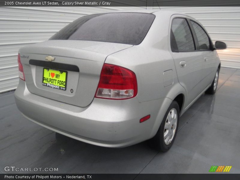 Galaxy Silver Metallic / Gray 2005 Chevrolet Aveo LT Sedan
