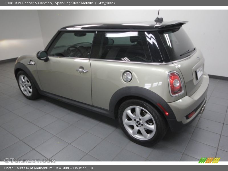 Sparkling Silver Metallic / Grey/Black 2008 Mini Cooper S Hardtop