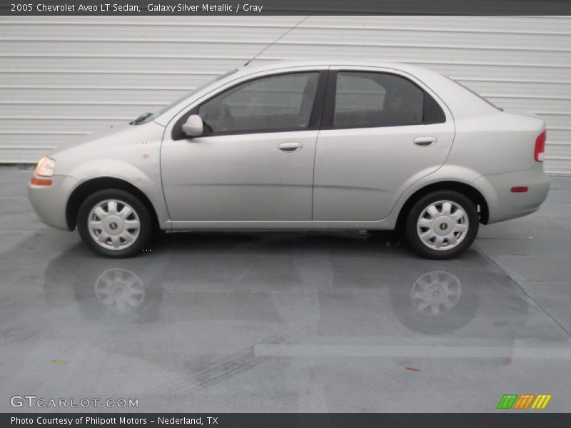 Galaxy Silver Metallic / Gray 2005 Chevrolet Aveo LT Sedan