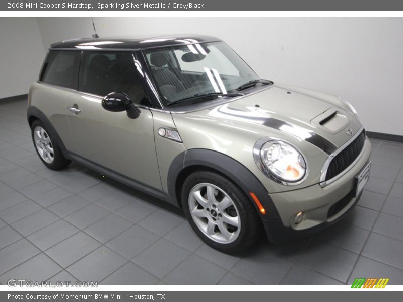Sparkling Silver Metallic / Grey/Black 2008 Mini Cooper S Hardtop