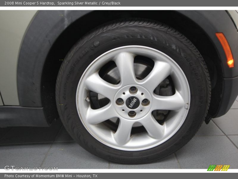 Sparkling Silver Metallic / Grey/Black 2008 Mini Cooper S Hardtop