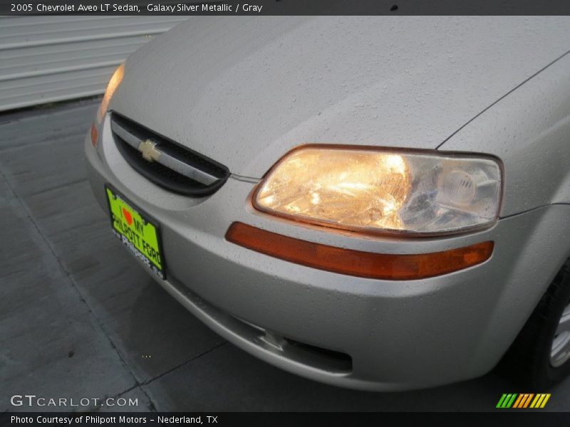 Galaxy Silver Metallic / Gray 2005 Chevrolet Aveo LT Sedan