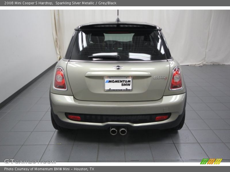 Sparkling Silver Metallic / Grey/Black 2008 Mini Cooper S Hardtop
