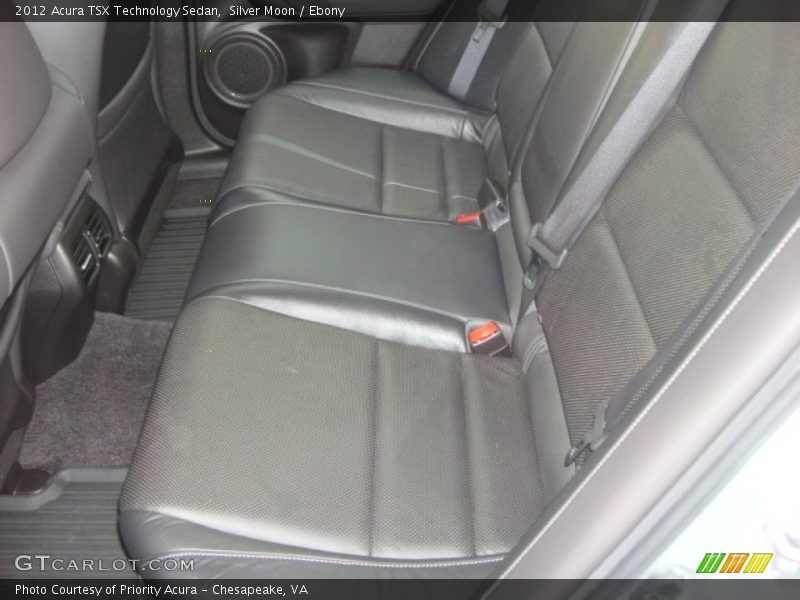Silver Moon / Ebony 2012 Acura TSX Technology Sedan
