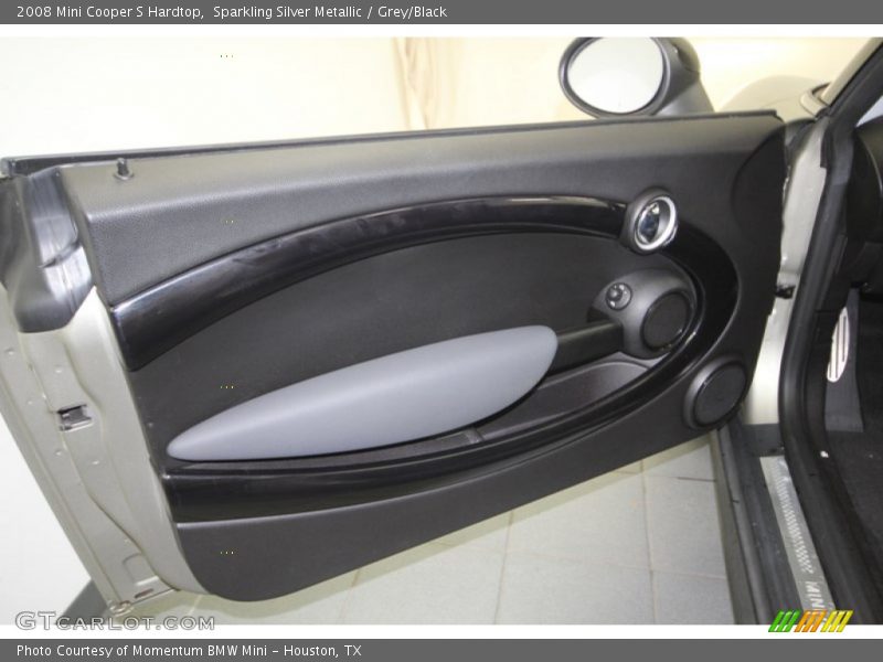 Sparkling Silver Metallic / Grey/Black 2008 Mini Cooper S Hardtop