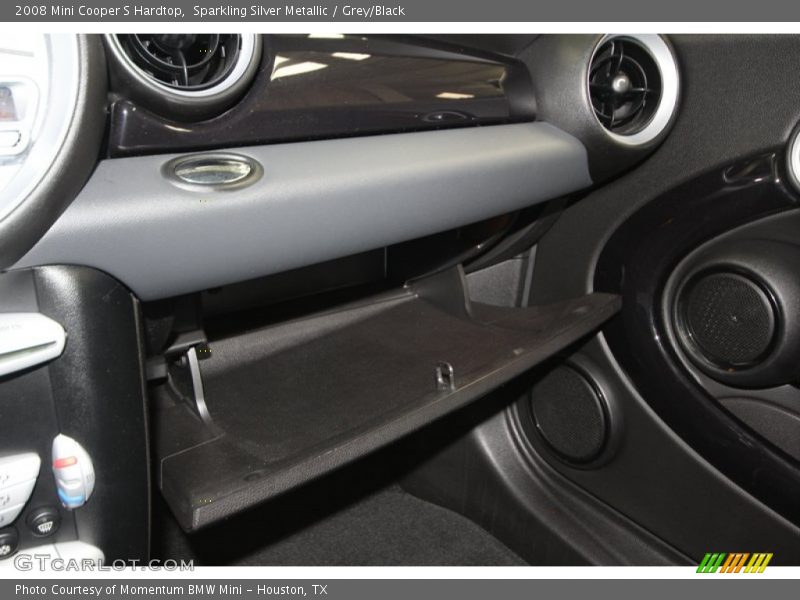 Sparkling Silver Metallic / Grey/Black 2008 Mini Cooper S Hardtop